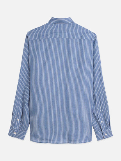 Linen Striped Regular-Fit Shirt