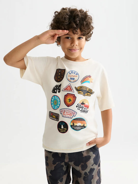 Boys' Front Artwork Relaxed-Fit T-Shirt