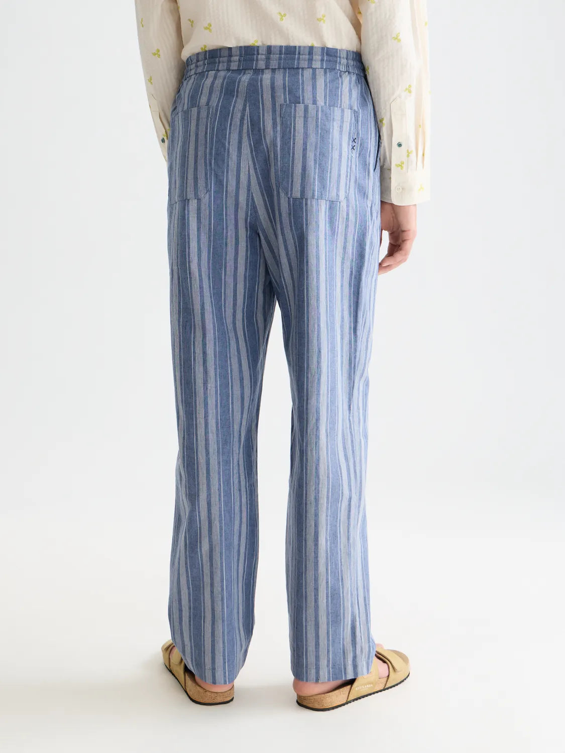 Oliver Pleated Linen-Blend Relaxed Straight-Fit Jogger