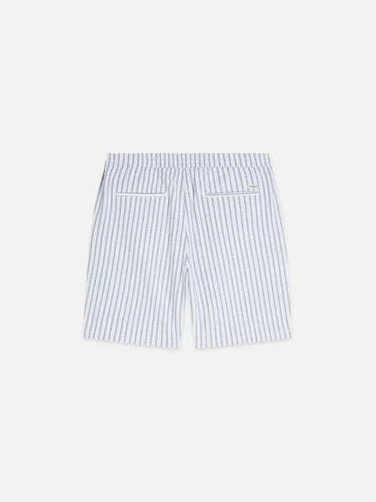 Fave Cotton-Linen Yarn-Dyed Regular-Fit Bermuda Shorts