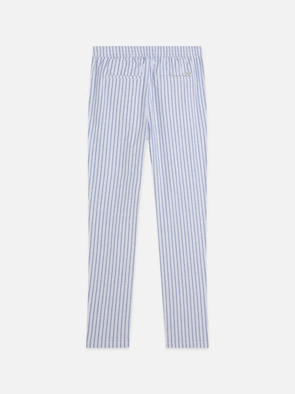Warren Yarn-Dyed Cotton Linen Regular Straight-Fit Jogger