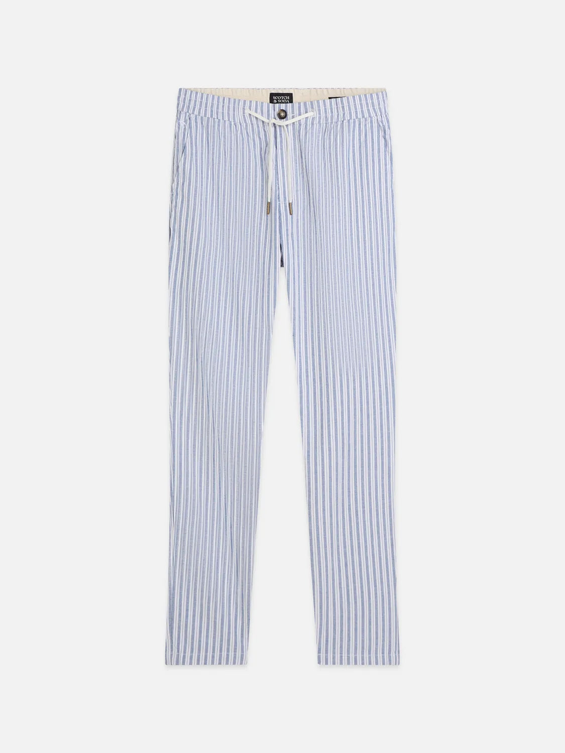 Warren Yarn-Dyed Cotton Linen Regular Straight-Fit Jogger