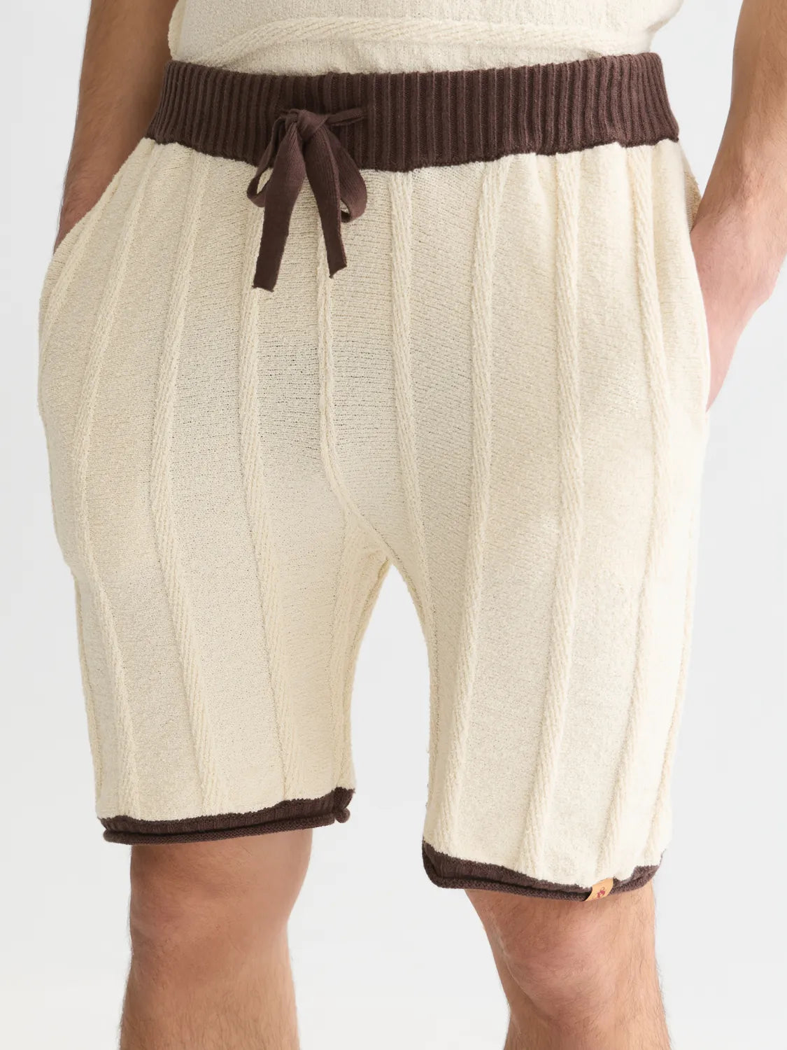 Structured Knitted Shorts