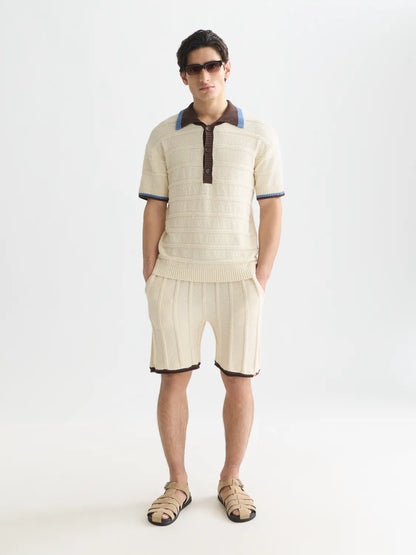 Structured Knitted Shorts