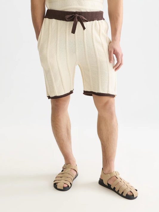 Structured Knitted Shorts