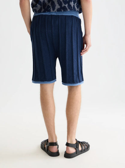 Structured Knitted Shorts