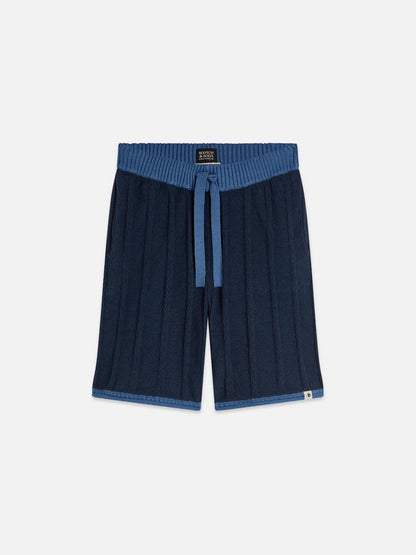 Structured Knitted Shorts
