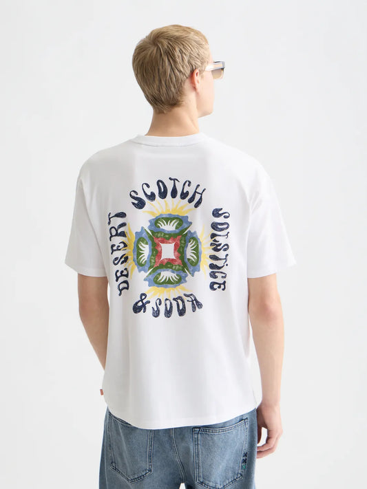Front And Back Artwork Relaxed-Fit T-Shirt