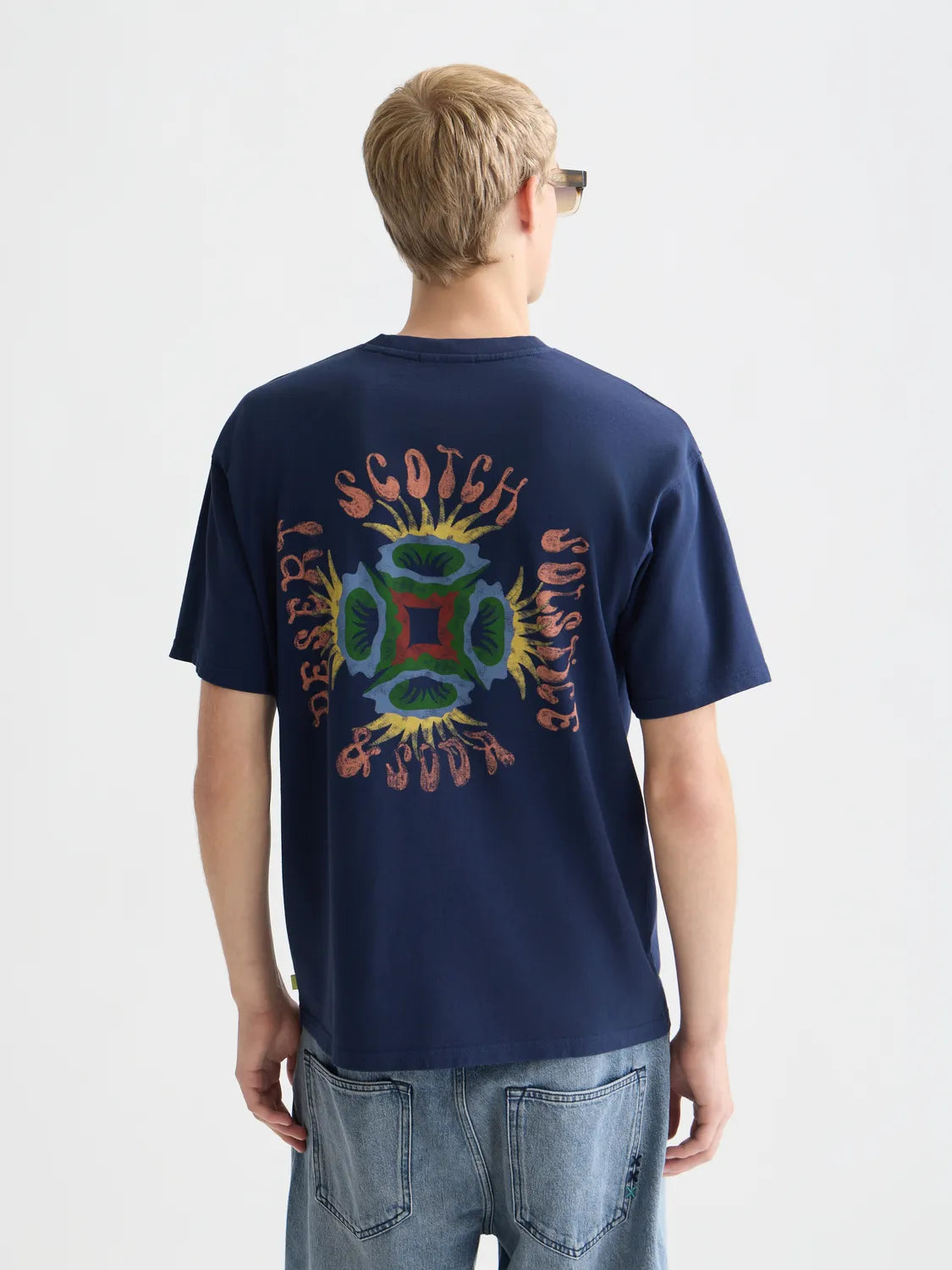 Front And Back Artwork Relaxed-Fit T-Shirt