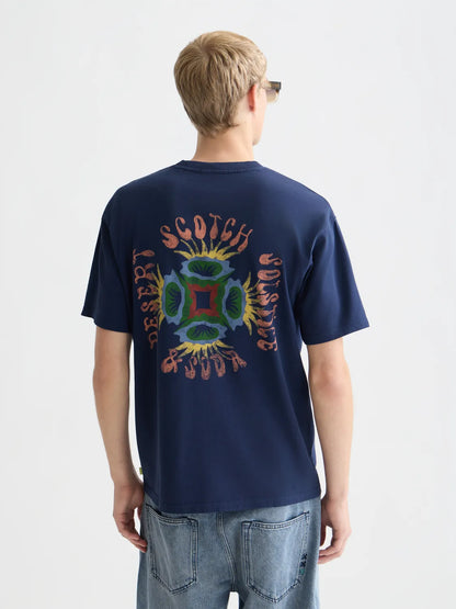 Front And Back Artwork Relaxed-Fit T-Shirt