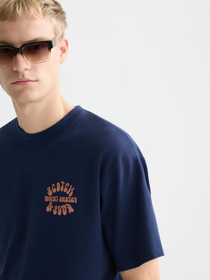 Front And Back Artwork Relaxed-Fit T-Shirt