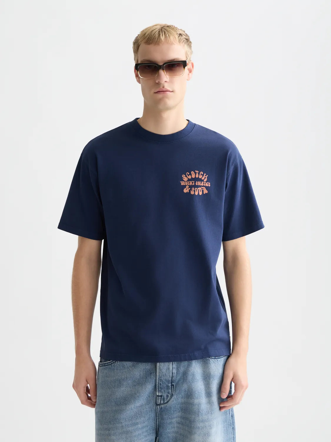 Front And Back Artwork Relaxed-Fit T-Shirt
