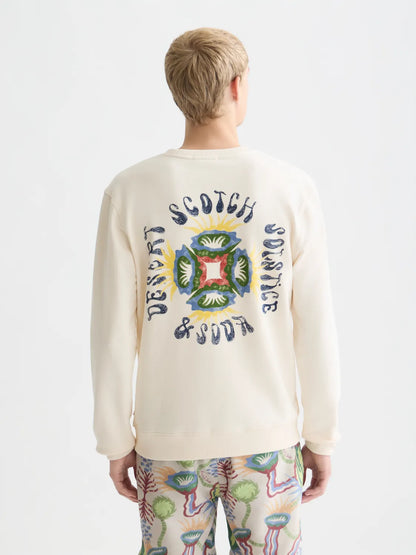 Front And Back Artwork Regular-Fit Sweatshirt