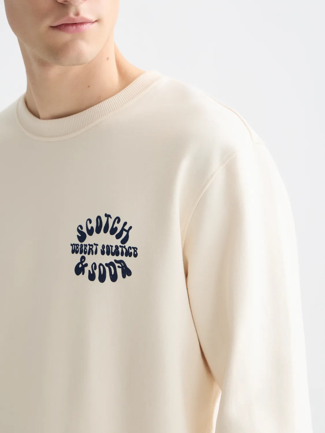 Front And Back Artwork Regular-Fit Sweatshirt