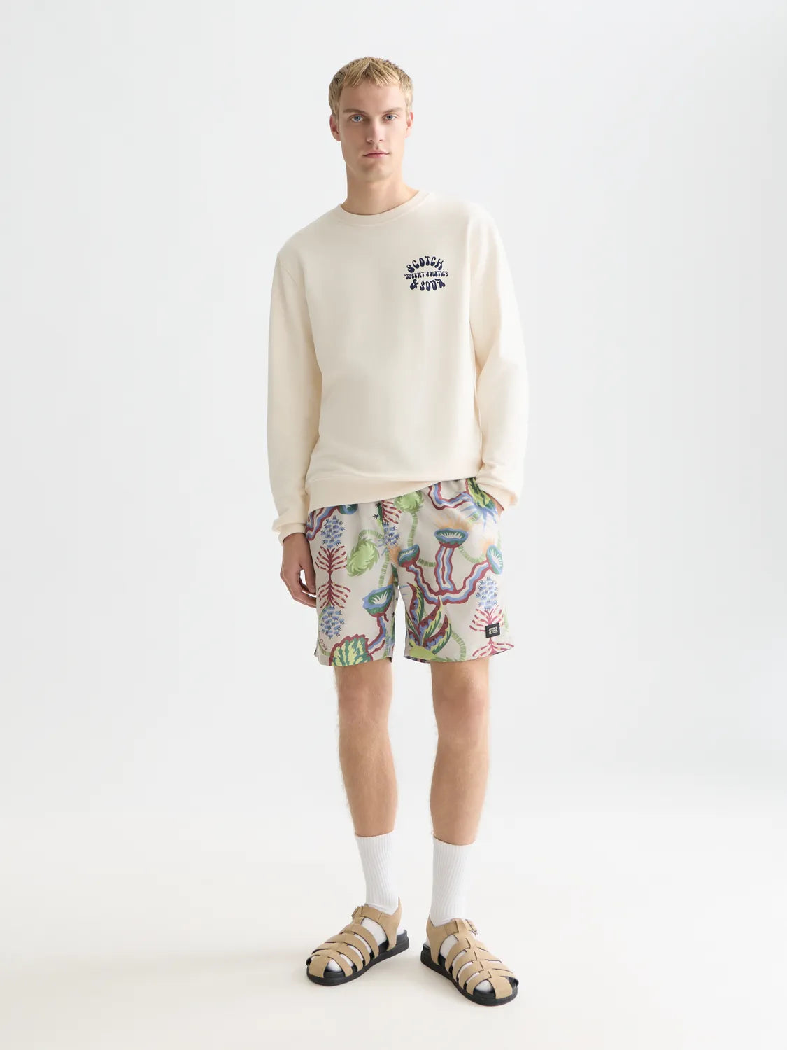 Front And Back Artwork Regular-Fit Sweatshirt