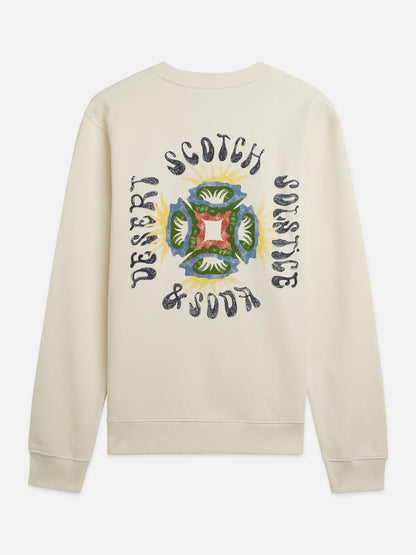 Front And Back Artwork Regular-Fit Sweatshirt