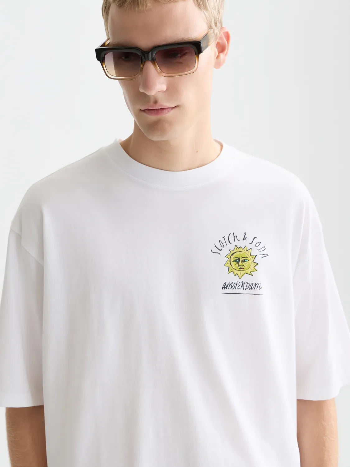 Front And Back Artwork Loose-Fit T-Shirt
