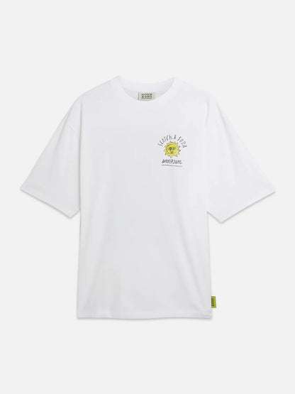 Front And Back Artwork Loose-Fit T-Shirt