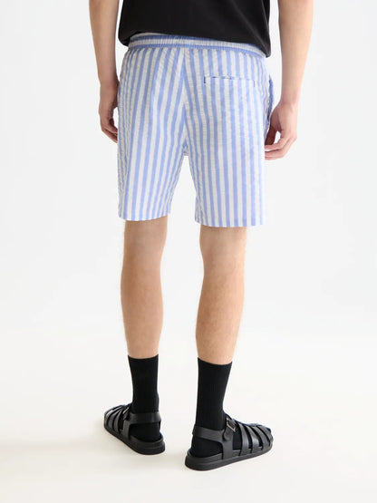 Striped Midlength Swim Shorts