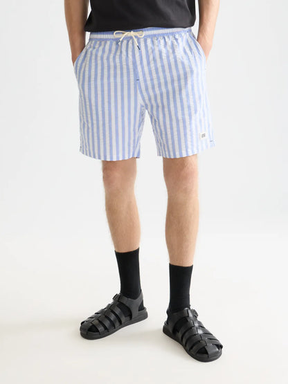 Striped Midlength Swim Shorts