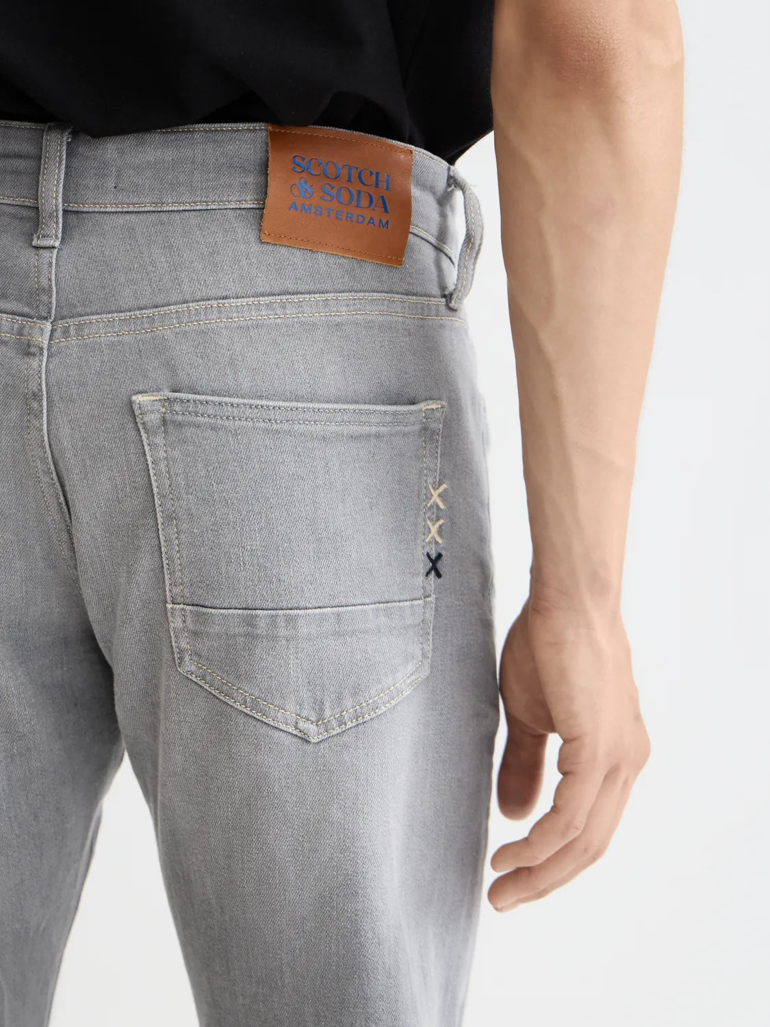Core Ralston Regular Slim Jeans  –  Grey Sands