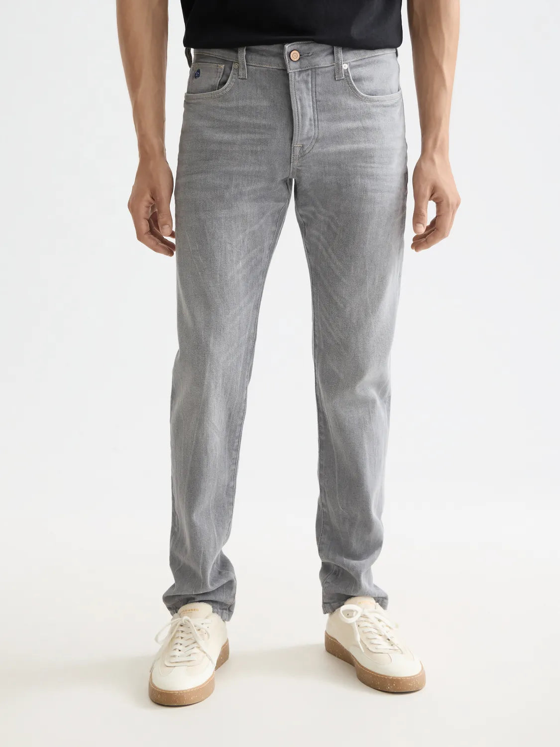 Core Ralston Regular Slim Jeans  –  Grey Sands