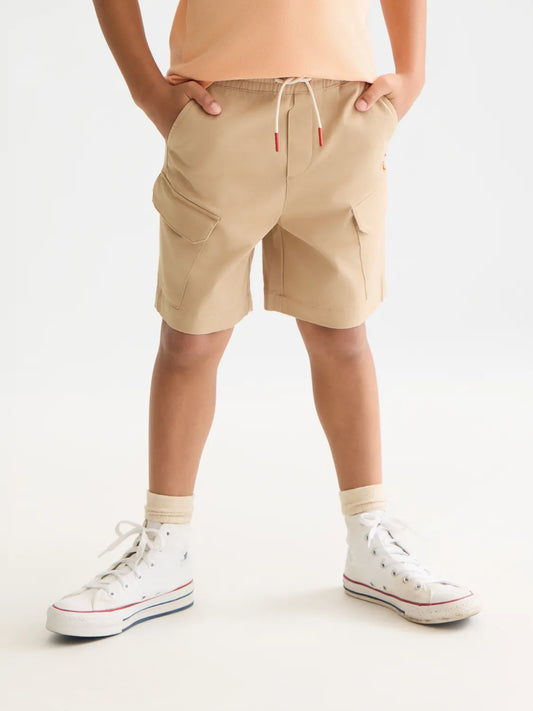 Boys' Light-Weight Cotton Cargo Shorts