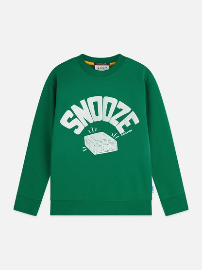 Boys' Front Artwork Washed Relaxed-Fit Sweatshirt