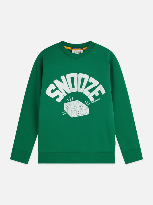 Boys' Front Artwork Washed Relaxed-Fit Sweatshirt