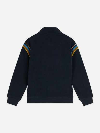 Boys' Toweling Relaxed-Fit Zip-Through Track Sweatshirt