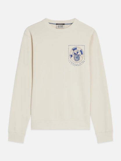 Front And Back Artwork Regular-Fit Sweatshirt