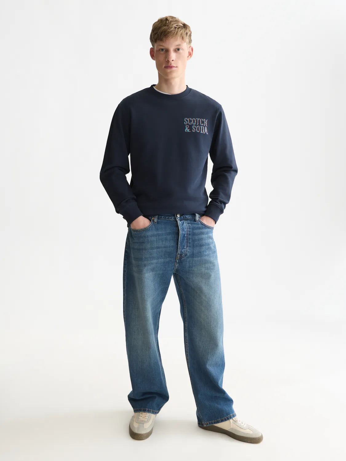 Front And Back Artwork Regular-Fit Sweatshirt