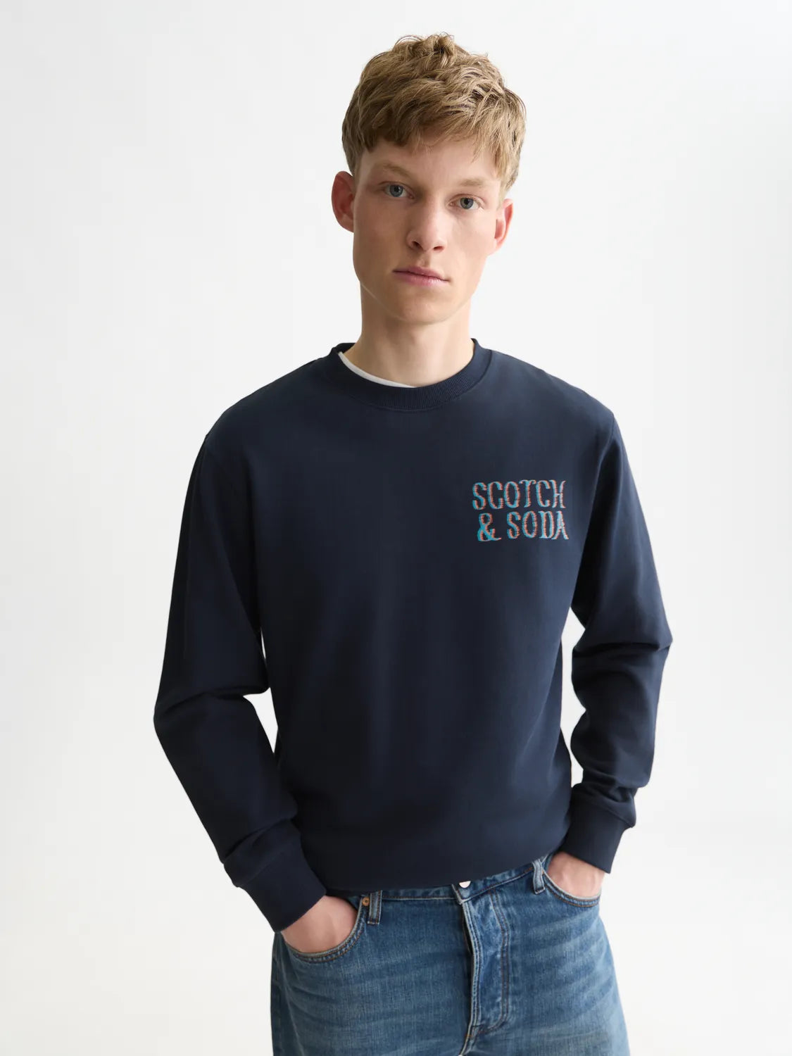 Front And Back Artwork Regular-Fit Sweatshirt