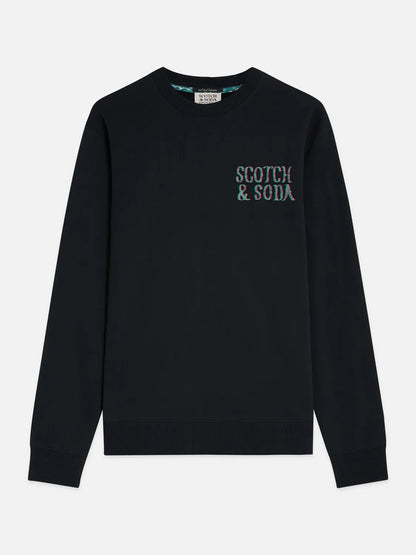 Front And Back Artwork Regular-Fit Sweatshirt