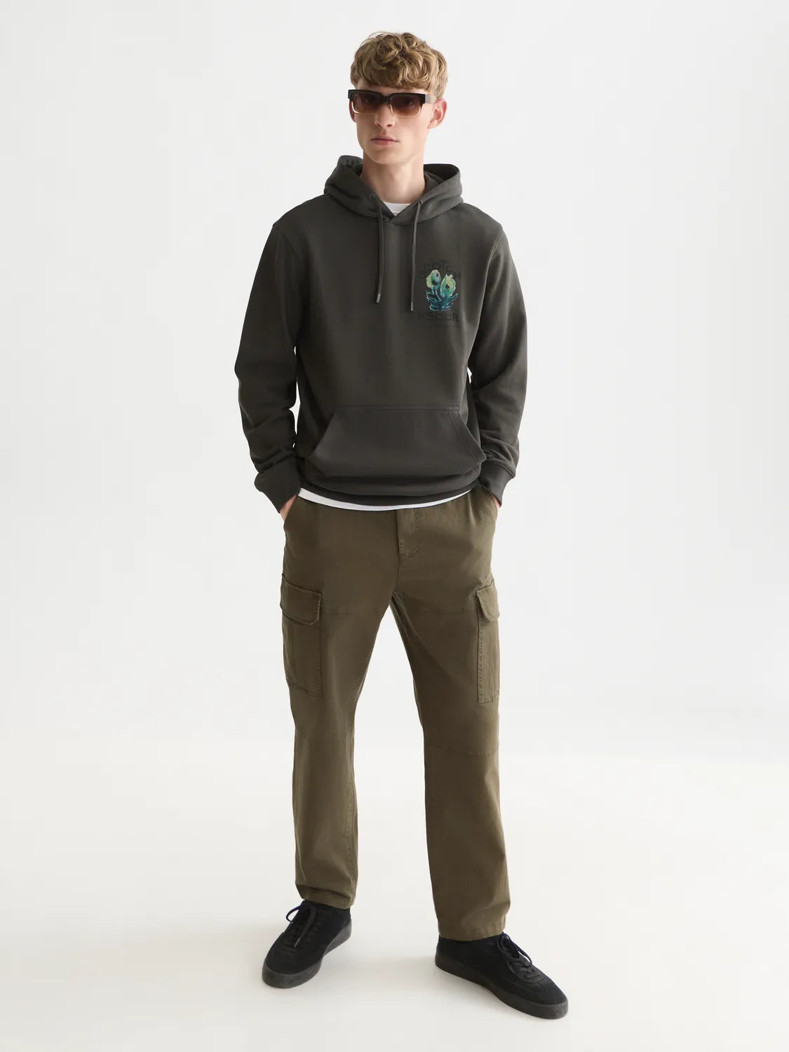 Front And Back Artwork Regular-Fit Hoodie