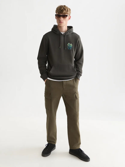 Front And Back Artwork Regular-Fit Hoodie