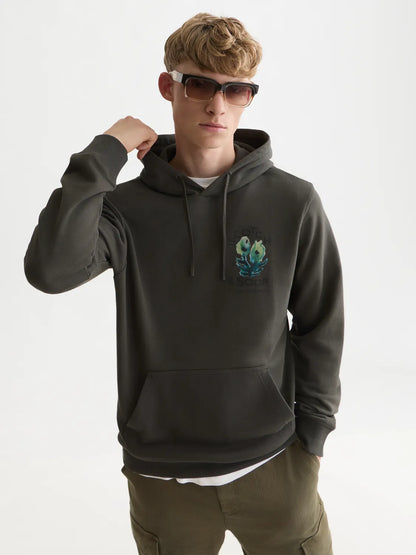 Front And Back Artwork Regular-Fit Hoodie