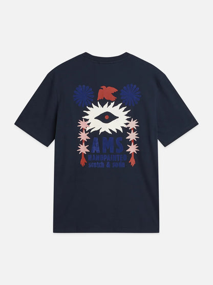 Front And Back Artwork Relaxed-Fit T-Shirt