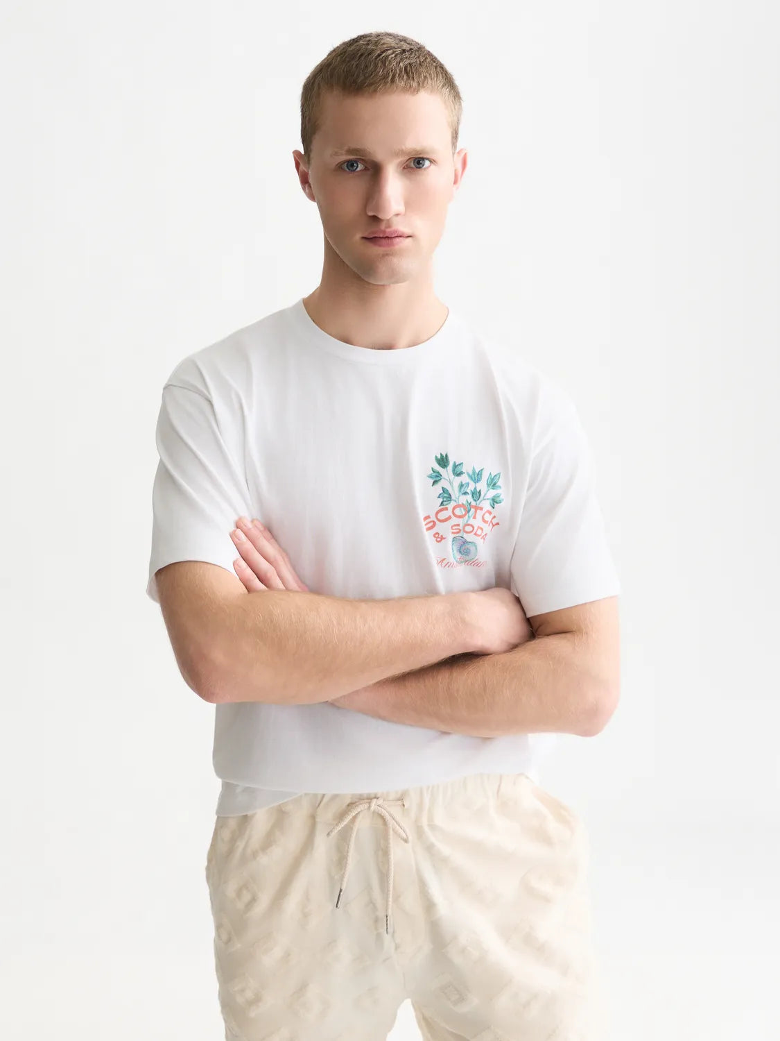 Front And Back Artwork Relaxed-Fit T-Shirt
