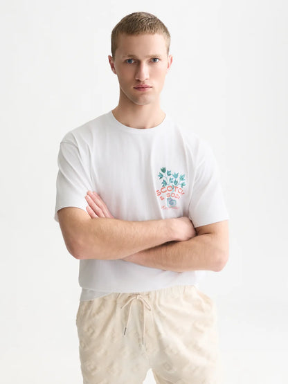 Front And Back Artwork Relaxed-Fit T-Shirt