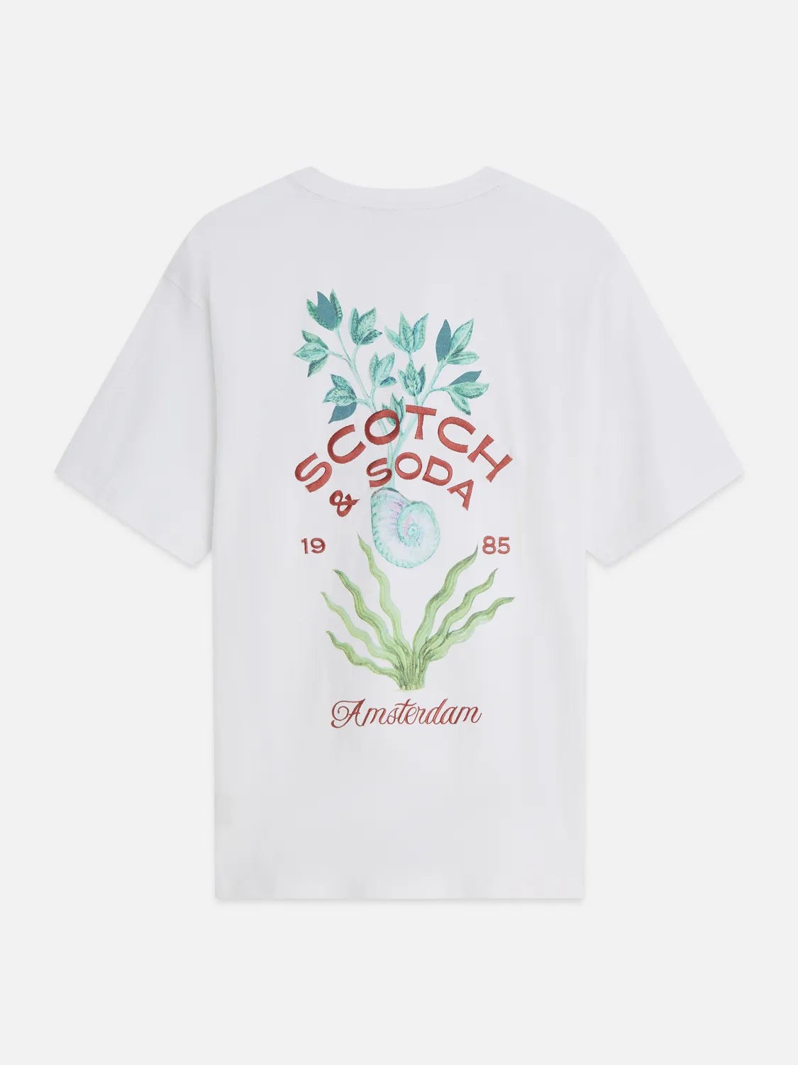 Front And Back Artwork Relaxed-Fit T-Shirt