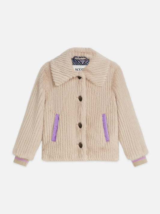 Girls' Faux Fur Jacket