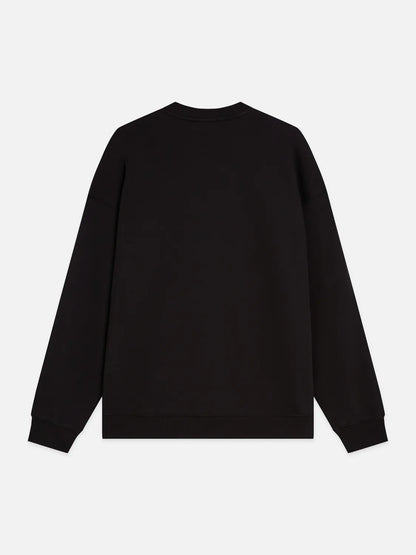 Placed Embroidered Artwork Loose-Fit Sweatshirt