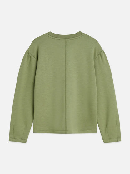Girls' Essentials Viscose Blend Relaxed-Fit Sweatshirt