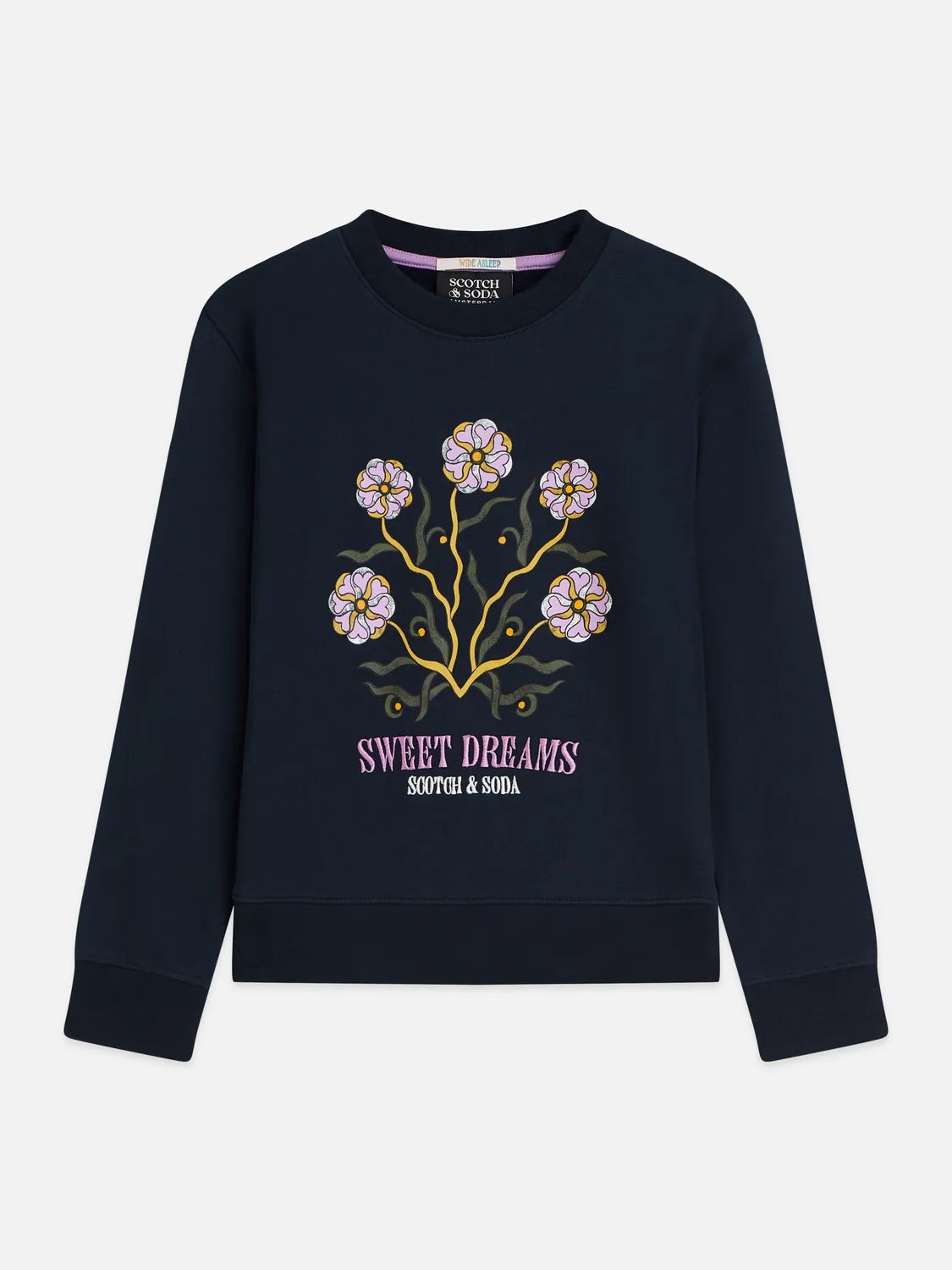 Girls' Front Artwork Relaxed-Fit Sweatshirt