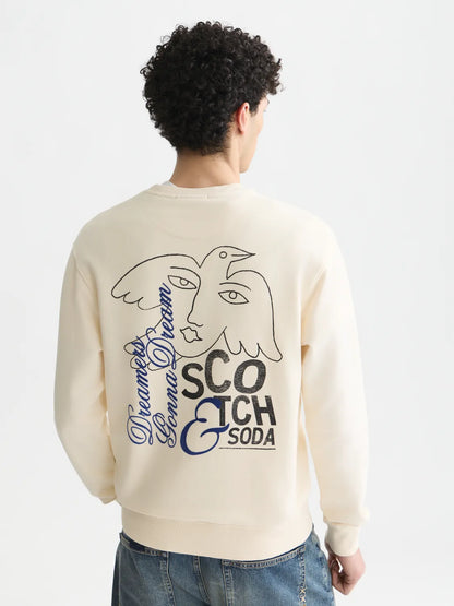 Front And Back Artwork Regular-Fit Sweatshirt