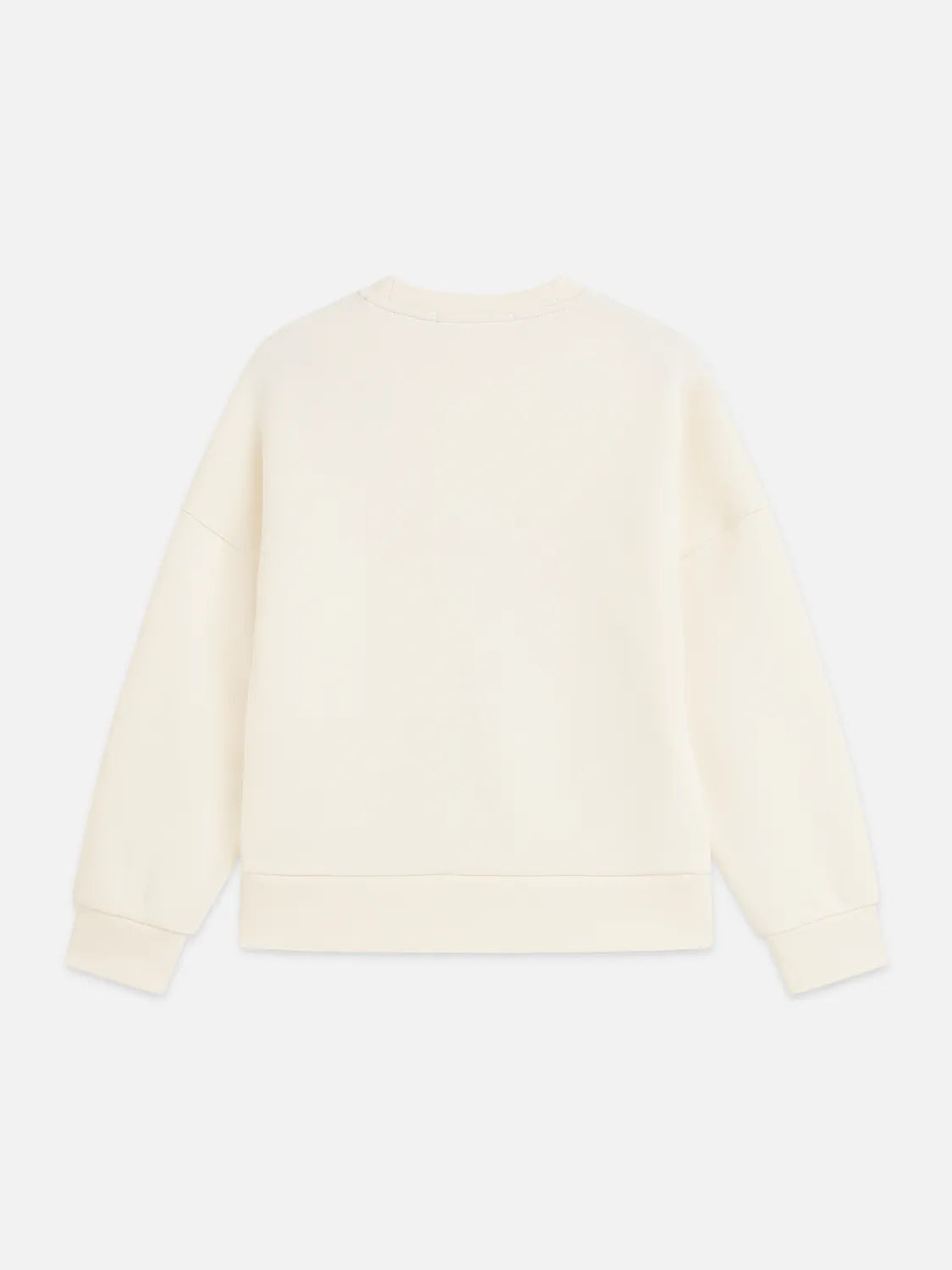 Girls' Placed Embroidery Relaxed-Fit Sweatshirt
