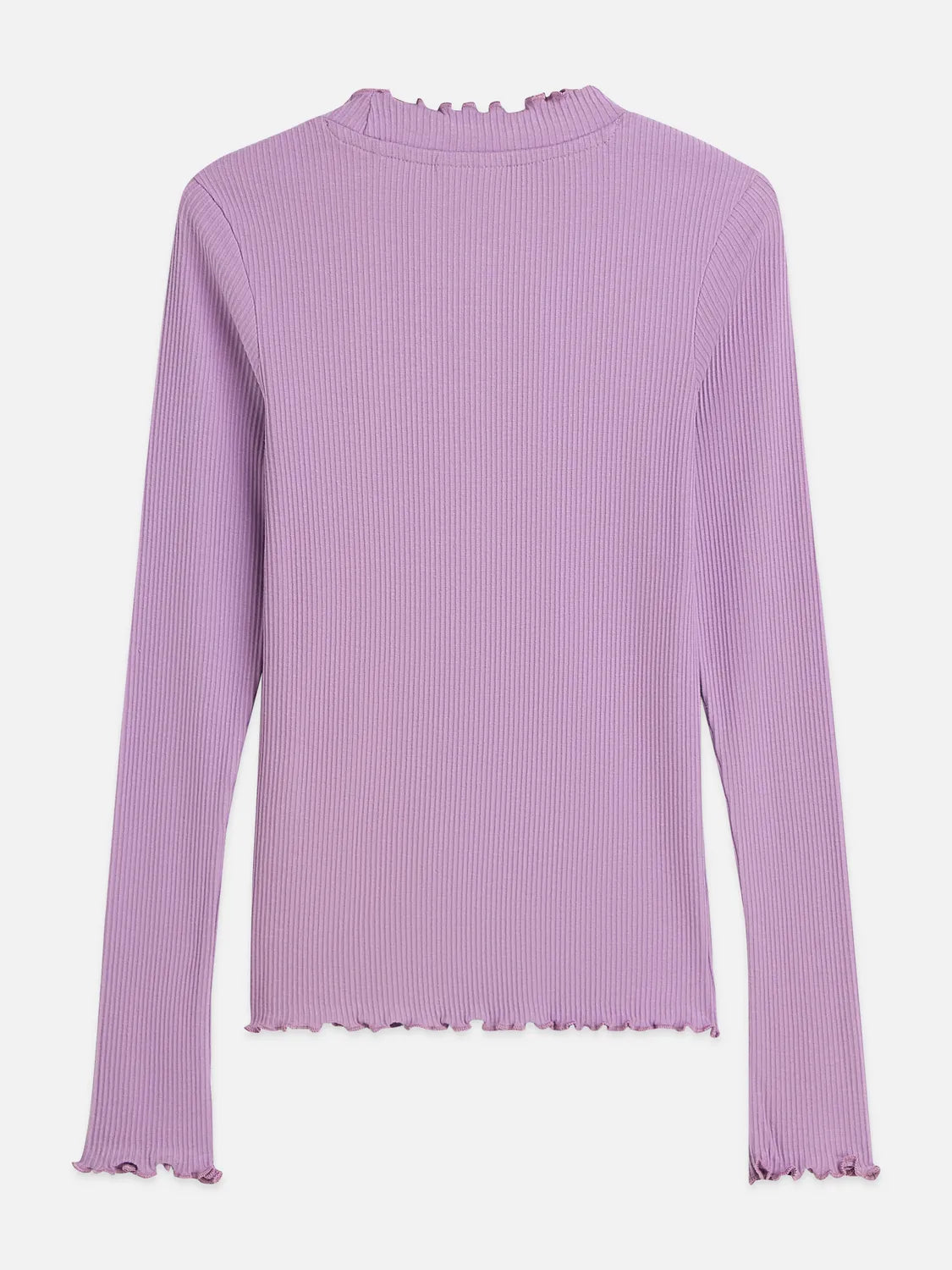 Ribbed Slim-Fit Long-Sleeved T-Shirt
