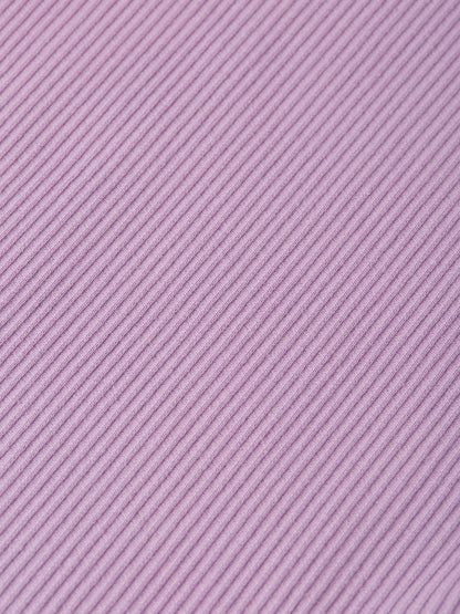 Ribbed Slim-Fit Long-Sleeved T-Shirt
