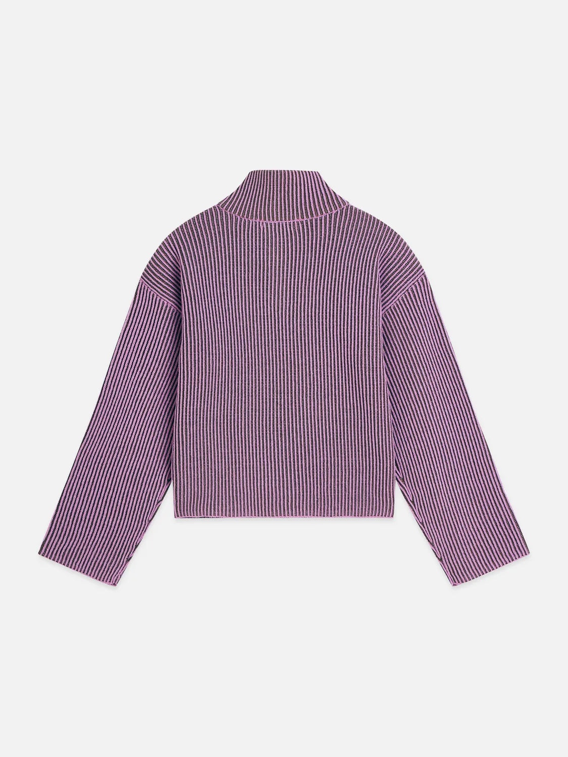 Girls' Half Zip Chenille Boxy Dropped Shoulder Pullover